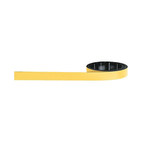 Magnetoplan magnetoflex tape, kleur: geel, maat: 10 mm, 1261002