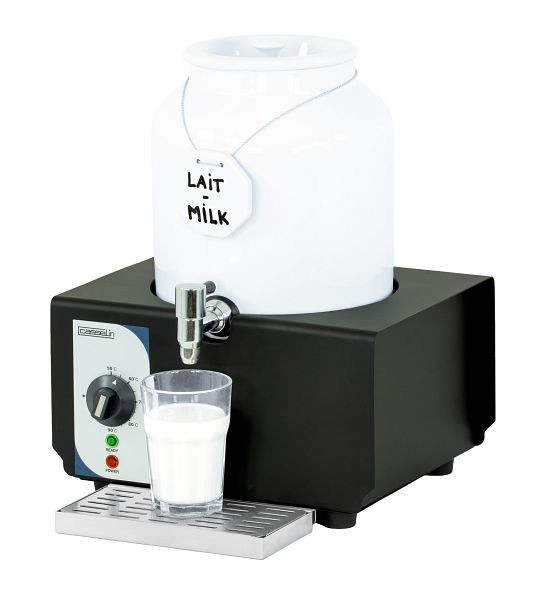 Aquecedor de leite Casselin 10L com recipiente de porcelana, CDLPC10