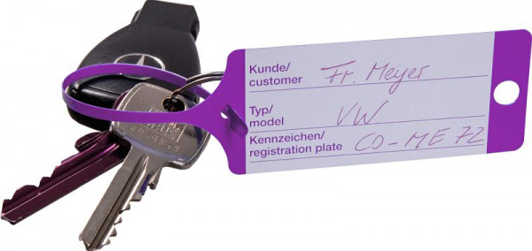 Eichner sleutelhanger, violet, VE: 100 stuks, 9208-00649