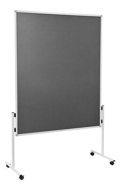 Legamaster moderation board ECONOMY stiv, filtbeklædt, grå 150x120 cm, 7-209000