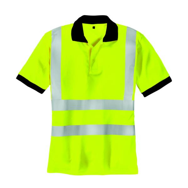 Camisa pólo teXXor de alta visibilidade SYLT, tamanho: L, cor: amarelo brilhante, pacote com 20, 7028-L