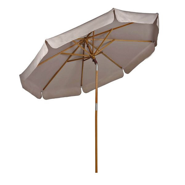 Sekey parasol Ø300 cm træ, taupe, 33330088