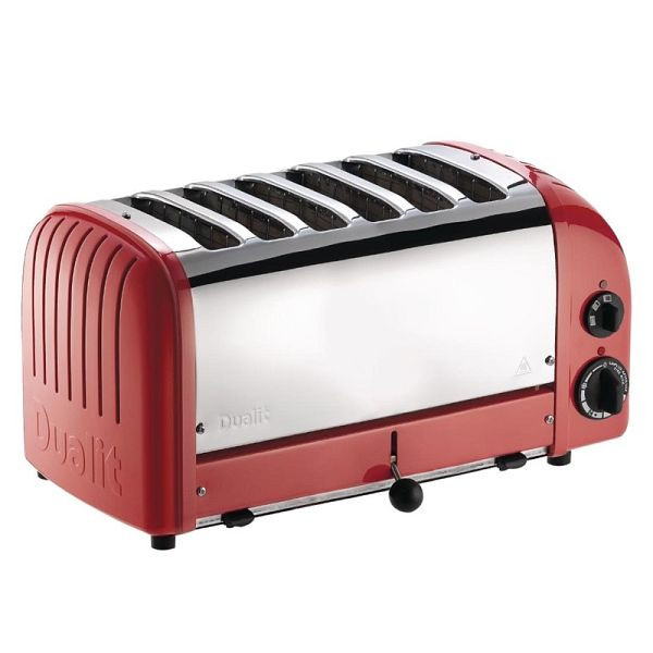 Dualit Broodrooster 60154 rood 6 sleuven, GD395