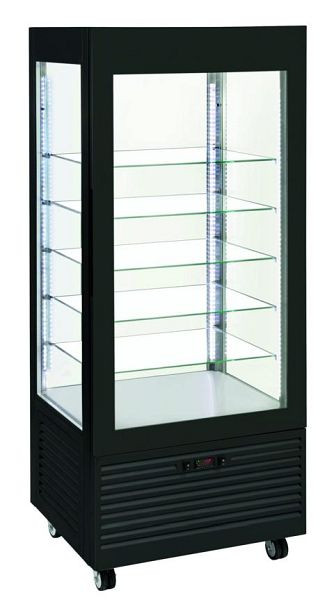 ROLLER GRILL fagyasztó vitrin Panorama RDN 800, 5 üvegpolccal 665x455 mm, RDN800