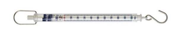 PESOLA veerweegschaal 1000g, schaalverdeling 10g, Light Line, donkerblauw, met haak, 11000/1