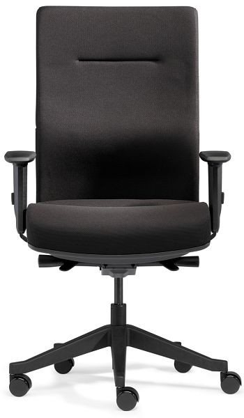 SITWELL MYCHAIR, zwart, bureaustoel zonder armleuningen, SY-19.100-M-75-109-00-44-10