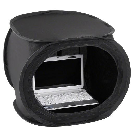 Walimex Pop-Up Laptop Sátor 50x50x50cm szuper fekete, 17344
