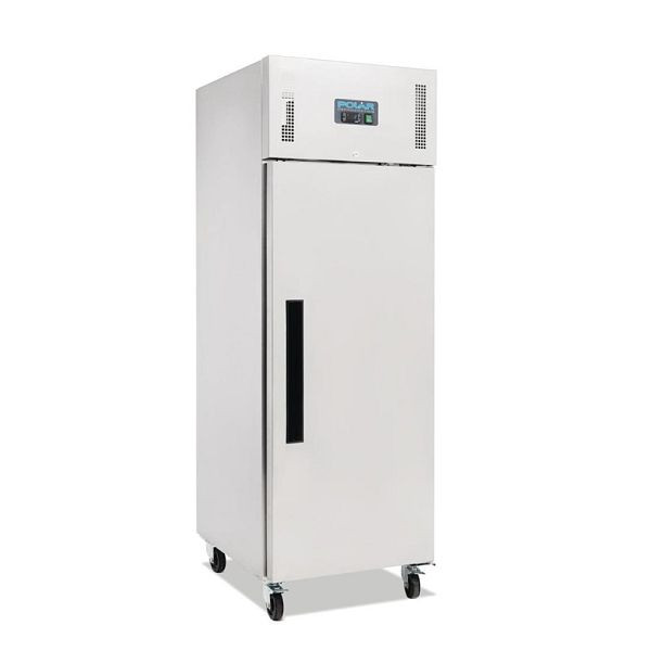 Polar køleskab rustfrit stål 600L, G592