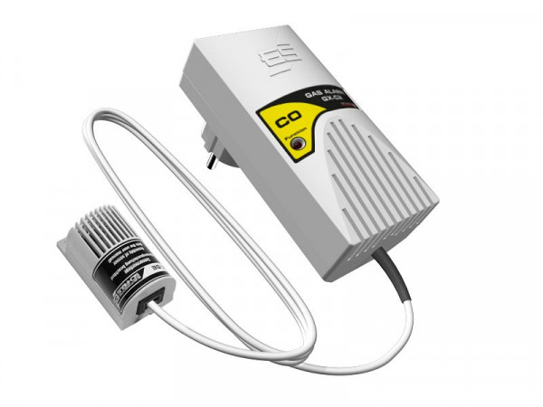Alarma de gaz Schabus GX-C2, senzor extern de CO și fum, 300225