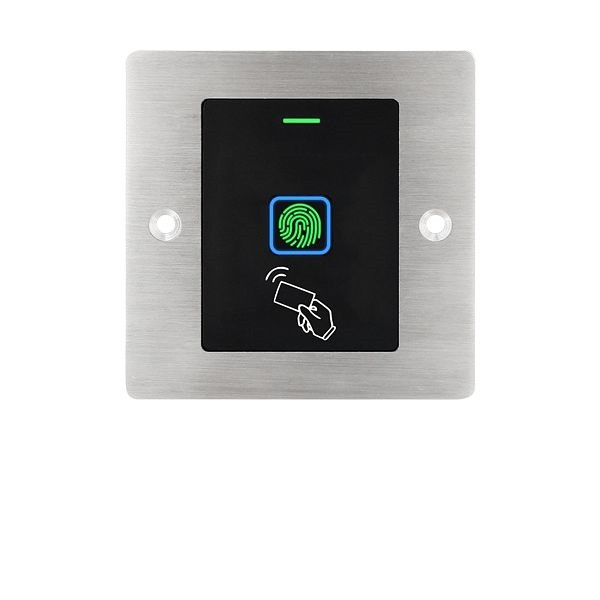 Anthell Electronics Flush Mount vejrbestandig fingeraftryks- og RFID-adgangscontroller, AE-FR1