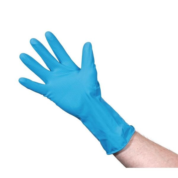 Rękawiczki gospodarcze Jantex niebieskie L, F953-L