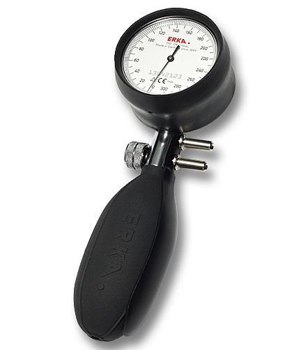 Monitor de pressão arterial ERKA Ø48mm clinic (com tampa protetora) com braçadeira PROFI KLINIK 48, tamanho: 27-35cm, 230.20492