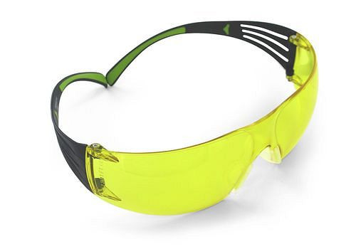 3M sikkerhedsbriller SecureFit 400, gul, polycarbonat linse, SF403AF, 259-077