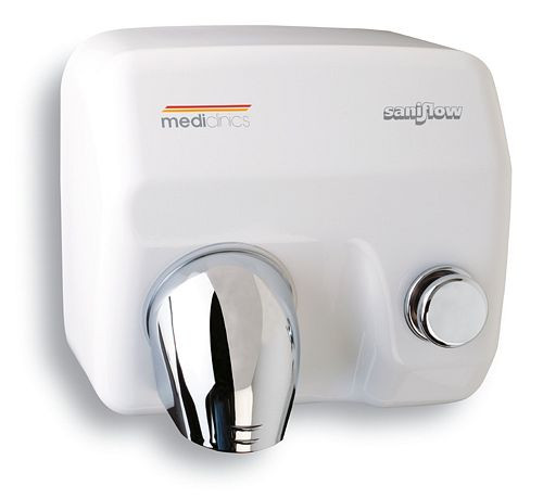 All Care Mediclinics Push Button Hand Dryer White, 12260