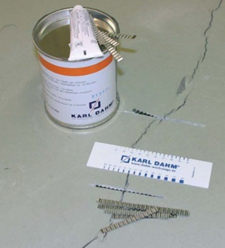 Adesivo de reparo de 2 componentes Karl Dahm 1000 g, com endurecedor 30 g, 11230