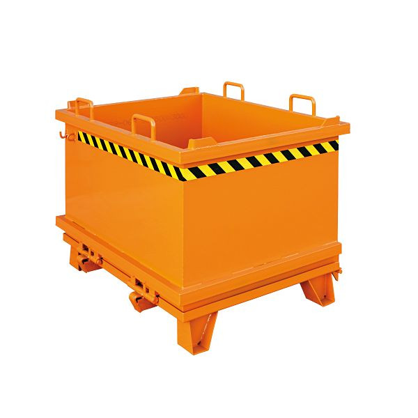 Eichinger industrie vouwbodem container, 2000 kg, 1000 liter puur oranje, 20321200000000