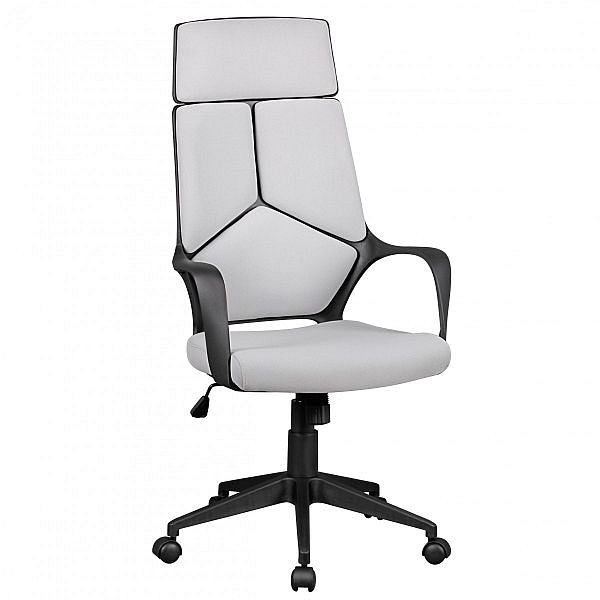 Krzesło biurowe Amstyle Techline z pokryciem jasnoszarym, SPM1.332