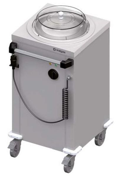 Dispensador de placa dupla aquecido Stalgast, móvel 1000x510x880 mm para sistemas de serviço de alimentos, ZS10113