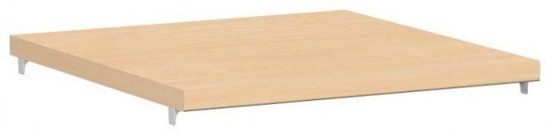 półka geramöbel ze wspornikiem półki, 400x370x19, buk, N-341702-B
