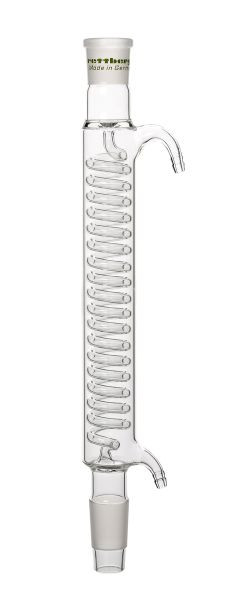 Chłodnica cewkowa Rettberg, rdzeń NS 29/32, tuleja NS 29/32, długość płaszcza 400 mm, szkło borokrzemianowe 3.3, 134084230