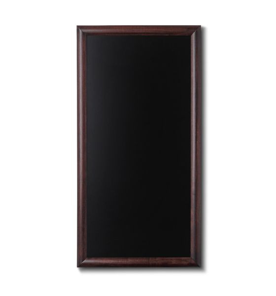 Showdown Displays madeira lousa, moldura arredondada, marrom escuro, 56x100, CHBBR56x100