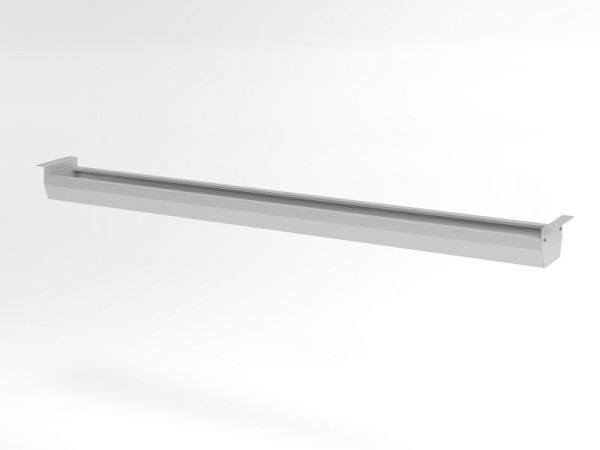 Hammerbacher kabelový žlab KC18, na stůl 180, barva: stříbrná, šířka: 146,2 cm, výška: 9,3 cm, VKC18/S