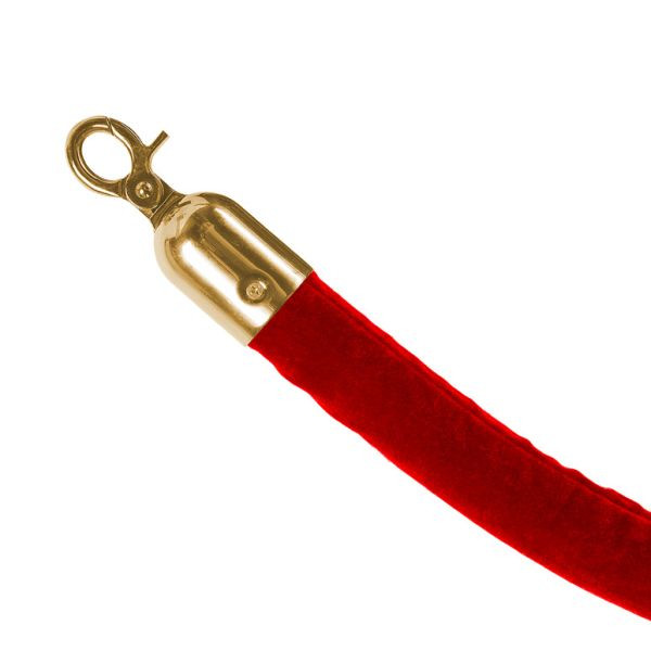 Showdown Displays Barier Cord Red (acoperit cu aur), BSRRPGLDRED