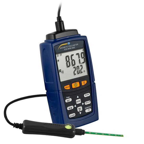 Dispositivo de medição de campo magnético PCE Instruments, 0 - 3000 mT, 0 - 30000 G, PCE-MFM 3500