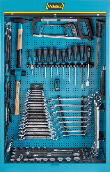 Armário de ferramentas Hazet com variedade, número de ferramentas: 116, 111/116