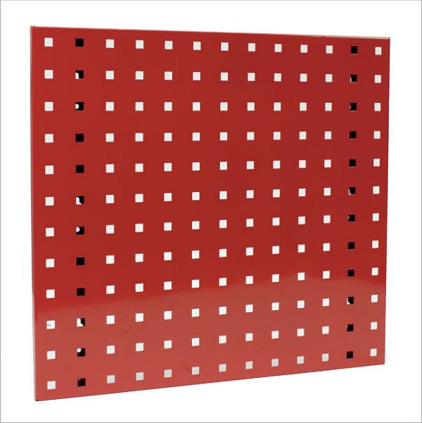 Płyta perforowana ADB, wymiary: 493x456mm, kolor: czerwony, RAL 3020, 23031