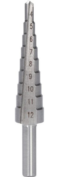 Βηματικό τρυπάνι Brilliant Tools, Ø 4 - 12 mm, BT101926