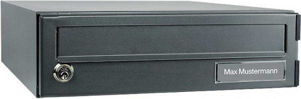 BURG-WÄCHTER pakkeboks eBoxx A 625 ANT, 2 x nøgler, HxBxD (udvendig): 115 x 380 x 450 mm, antracit, 41970