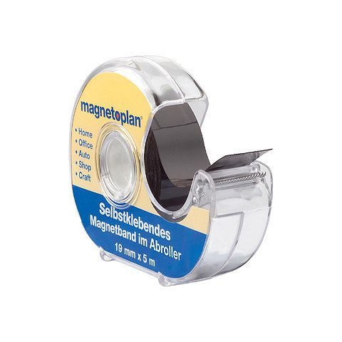 Magnetoplan magnetische tape in de dispenser, zelfklevend, 15510