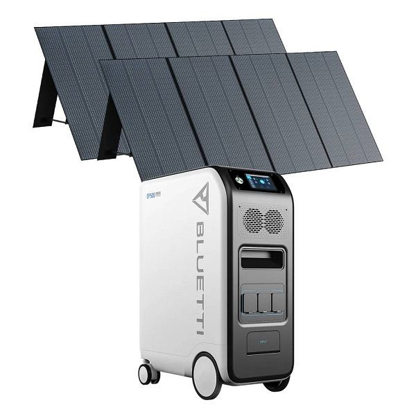 BLUETTI EP500Pro elektriciteitscentrale + 2x PV350 zonnepanelen, EP500PRO+2xPV350