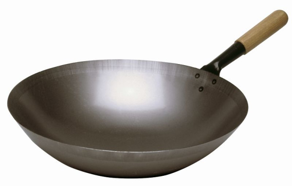 Bartscher wokpan staal, 360 mm, A105960