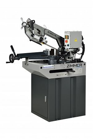 ZIMMER metalbåndsav Z185 / R trinløst justerbar 30-75 1 / min - 230V med 2,35 kW, 195 kg, båndstørrelse: 2,085x20x0,9 mm, Z185-1/R