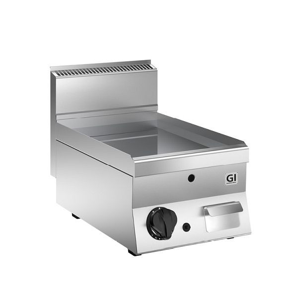 Gastro-Inox 650 &quot;High Performance&quot; gasbranderplaat, glad, RVS, 40cm, tafelmodel, 160.043