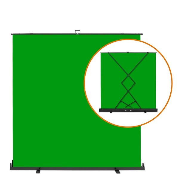 Walimex pro roll-up panel pozadí zelený 210x220, 23209