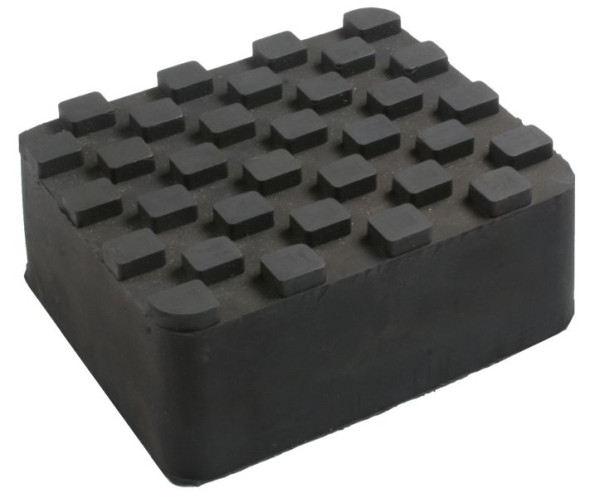 Busching rubberblok uni H50xB100xL120mm, passend voor MAHA/Universeel, 100504