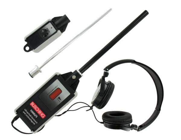 Busching detector ultrassônico de ruído e vazamento, transmissor, fones de ouvido, tubo direcional, ponta direcional, 100625