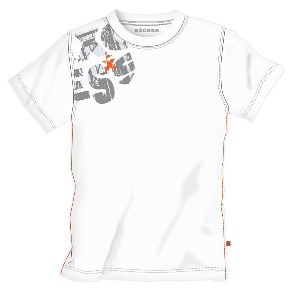 Excess t-shirt hvid, størrelse: XS, 021-1-41-51-WHI-XS