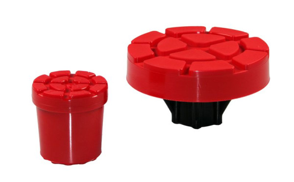 Busching clip-on monteringshjælpesæt til geardonkraft, 120, 30 mm og 60, 30 mm, rød, 500 kg bæreevne, 100607