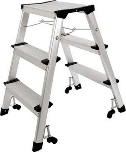 Twinco 6500 TWIN MINI 3-traps ladder, aluminium, 6500-11
