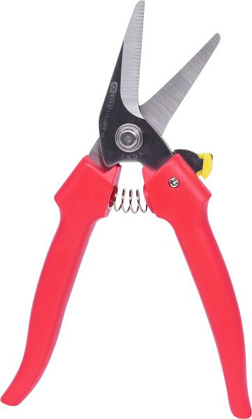 KS Tools univerzální dílenské nůžky, lomené, 185mm, 118.0072