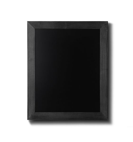 Showdown Displays quadro-negro em madeira, moldura plana, preto, 40x50, CHBBL40x50