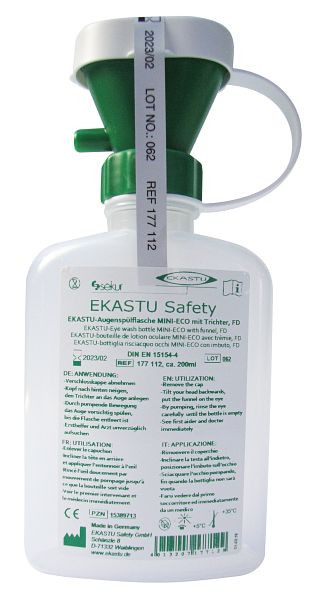 EKASTU Safety pentru spălarea ochilor MINI-ECO cu pâlnie, FD, 177112