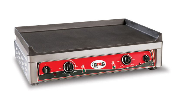 GMG grillplaat, elektrisch, glad, 2 verwarmingszones, GP7050G