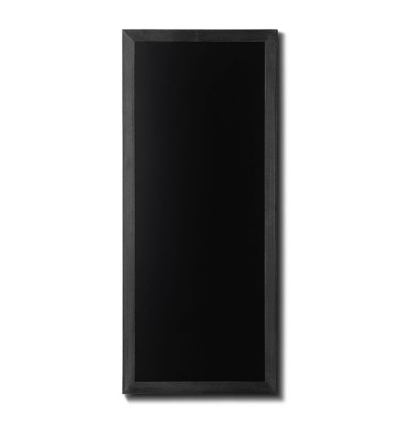 Showdown exibe quadro-negro de madeira, moldura plana, preto, 56x120, CHBBL56x120