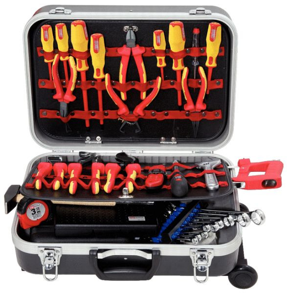 Kufr na nářadí pro elektrikáře KS Tools Premium Max, 195 kusů, 117.0195