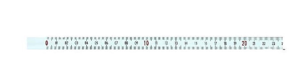 hedue Samolepící měřicí páska 10 m, zleva doprava, X190